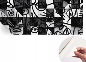 Öntapadós Stílusos Dekoratív Fotótapéta Rajzos káosz 250x104 cm