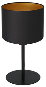 Luminex Asztali lámpa ARDEN 1xE27/60W/230V á. 18 cm fekete/arany LU3496