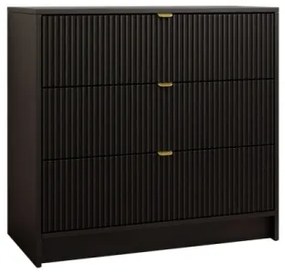 Szekrény TIRENO 75x80 cm fekete