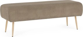 Szürkésbarna párnázott pad Olga – Bizzotto