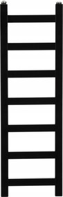 Dekoratív fürdőszobai radiátor Orchid 77/25 keskeny Fekete
