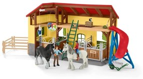 Schleich 42485 Lóistálló tartozékokkal, 60 x 40 x 29,5 cm