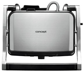 Concept ge2005 - Kontakt grill 1500W/230V rozsdamentes/fekete