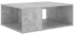 Betonszürke szerelt fa dohányzóasztal 90 x 67 x 33 cm