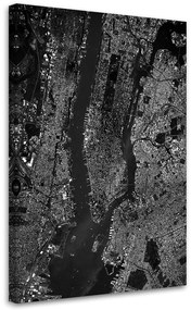 Gario Vászonkép Fekete-fehér várostérVászonkép - Nikita Abakumov Méret: 40 x 60 cm