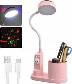 Asztali Lámpa Gyerekeknek, Éjjeli, Tolltartóval, Fényerőszabályzóval