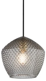 Nordlux - Csillár zsinóron ORBIFORM 1xE27/40W/230V fekete/szürke