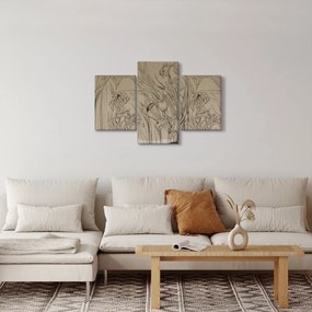 Kép - A növények körvonalai (90x60 cm)