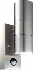 Kerti fali lámpa Globo szürke GU10 8 W mozgásérzékelővel