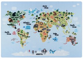 Világoskék gyerek szőnyeg 80x120 cm Play – Ayyildiz Carpets