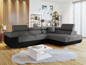 Széthúzható sarokkanapé Talvio (J) (öko-bőr soft 011 + lux 06). 1051111