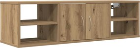 vidaXL kézműves tölgy színű szerelt fa faliszekrény 101x30x29 cm