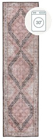 Rózsaszín mosható futószőnyeg 60x230 cm Briony Traditional – Flair Rugs