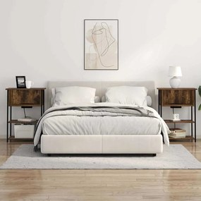 Éjjeliszekrény Füstölt tölgy 55 x 31 x 76 cm Faanyag