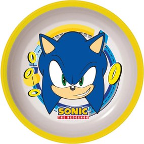 Sonic a sündisznó Rings csúszásmentes micro mélytányér