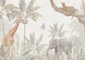 Fotótapéta Flizelin Dekoratív Iroda Trópusi oázis 208x146 Ragasztó