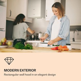 Klarstein Monumenta, falra szerelhető páraelszívó, alumínium, 559 m³/ó, LED, B energiahatékonysági osztály