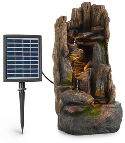 Magic Tree, napelemes szökőkút, LED lámpa, polireszin