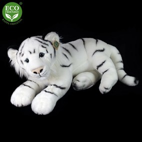 Rappa ECO-FRIENDLY plüss fehér tigris, 60 cm