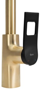 Konyhai csaptelep Rea SOUL Gold Black