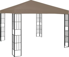 vidaXL tópszínű pavilon 3 x 3 m