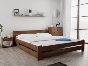 Laura ágy 120 x 200 cm, tölgy Ágyrács: Lamellás ágyrács, Matrac: Somnia matrac 18 cm