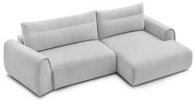 Világosszürke sarokkanapé Aden – Bobochic Paris