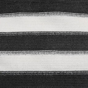 antracitszürke és fehér HDPE belátásgátló háló 1,2x10m 195 g/m²