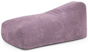Lila kordbársony babzsákfotel Snug 130 – SLOWDOWN