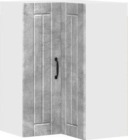 vidaXL Konyhaszekrény Beton Szürke 57 x 57 x 80 cm Faanyag