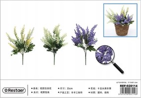 Mesterséges levendula ág 35 cm Váza dekoráció