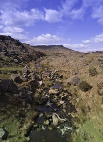 Poszter 20,5x28,4cm Burbage Brook, Assaf Frank