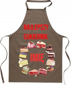 Konyhai kötény A legjobb cukrász Az Ön neve
