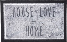 Lábtörlő Beltéri Ajtó Szürke 40x60 cm