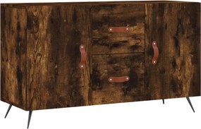 vidaXL füstös tölgy színű szerelt fa tálalószekrény 100 x 36 x 90 cm