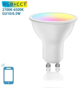 SMART WIFI-S LED IZZÓ 6,5W/GU10/RGB/2700K-6500K