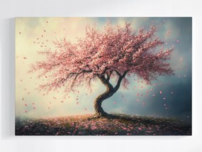 Poszter Természet Fa Virágok Cseresznye Tavasz 120x80