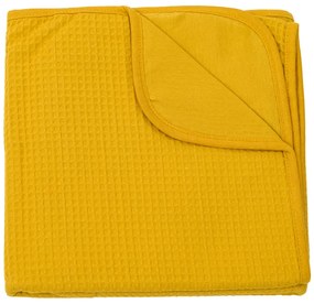 Gyermek pamut takaró a kiságyhoz DREAMLINE 75x100 cm - több színben Termék színe: Mustár