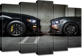 Vászonkép 70x50 Face to face Mustang