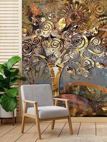 Gario Fotótapéta A szerelem fája - Gustav Klimt, reprodukció Anyag: Vlies, Méret: 150 x 210 cm