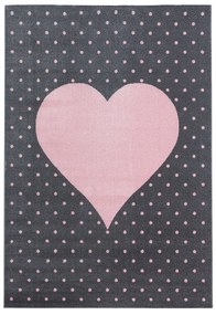 Rózsaszín-szürke gyerek szőnyeg 120x170 cm Bambi – Ayyildiz Carpets