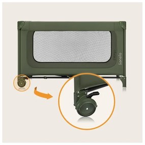 Lionelo - JASMIN EASY FOLD utazóágy, olíva zöld