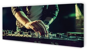 Canvas képek Konzol DJ fejhallgató 140x70 cm