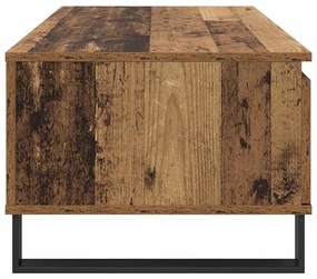 Dohányzóasztal fiókkal Régi fa Faanyag