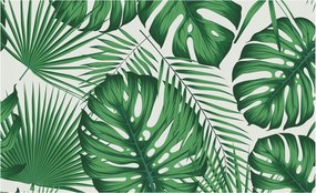 Divatos Flizelin Tapéta Fali Furnér Trópusi levelek 416x254 Ragasztó