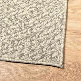 ZIZUR krém juta hatású beltéri és kültéri szőnyeg 200x200 cm