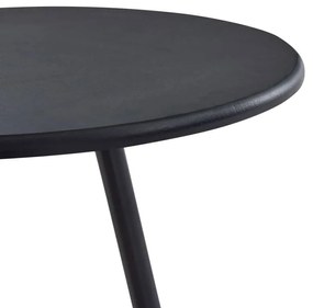 Fekete MDF bárasztal 60 x 107,5 cm