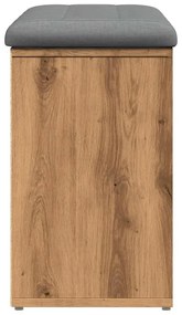 kézműves tölgy szerelt fa cipőtároló pad 82x32x50 cm