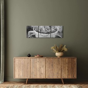 Kép - Egy csésze természet (órával) (90x30 cm)