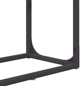 fekete hidegen hengerelt acél tűzifatároló 60x25x100 cm